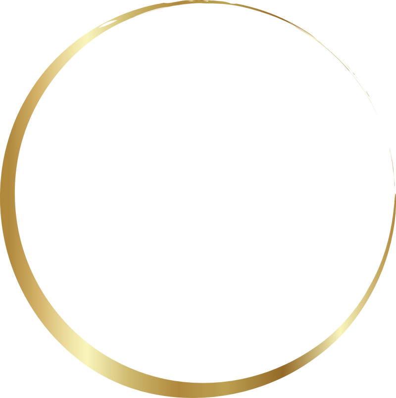 Gold Circle Frame